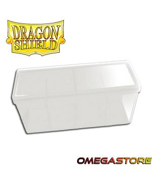 Rangement 4 compartiments 300+ Blanc - Dragon Shield