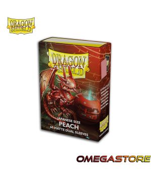 Peach Matte Dual - Small - protège carte Dragon Shield