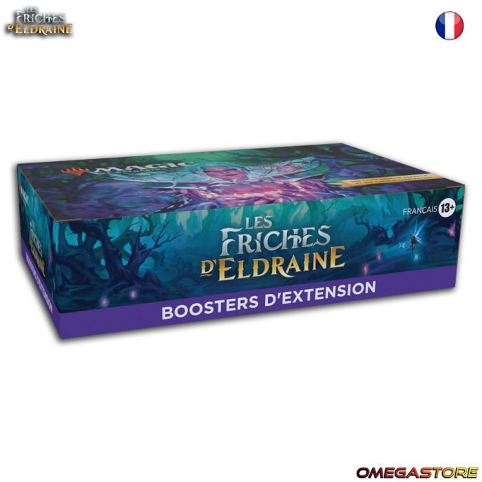 Boite de 12 Booster Collector de 15 cartes Magic Les Friches d'Eldraine -  Français