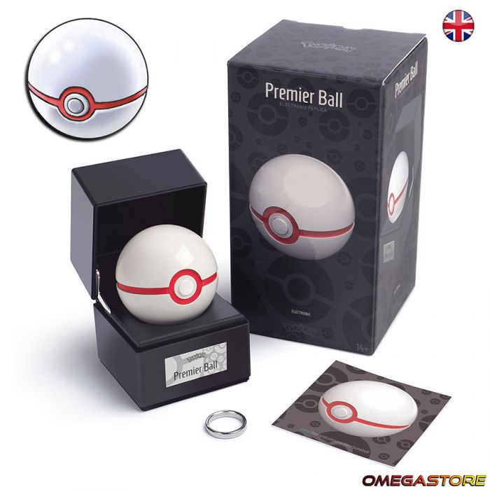 Réplique Premier Ball en métal avec éclairage interactif - Pokémon