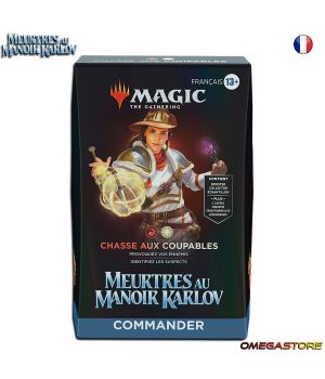 Deck Commander Chasse aux coupables - Meurtres au manoir Karlov Magic: The Gathering